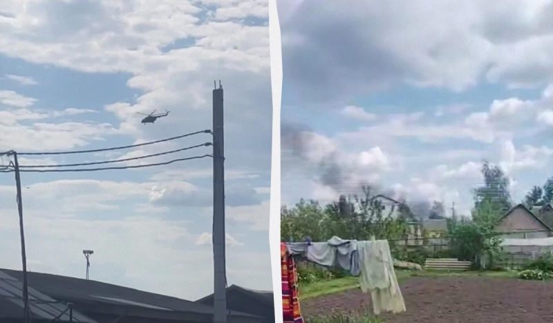 Момент падіння зняли на відео / Колаж УНІАН / Скриншоти